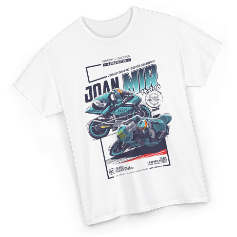 Joan Mir 2016 Moto3 Austrian GP First Victory T-shirt Leopard Racing