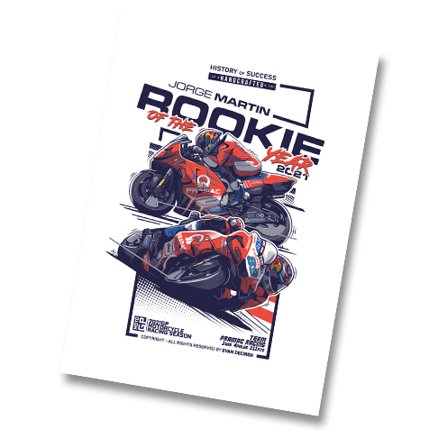 Jorge Martin Rookie of the Year 2021 poster Evan DeCiren