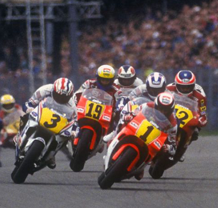 The Golden Era of 500cc — iconic Grand Prix riders in the heart of the 1990s two-stroke era.