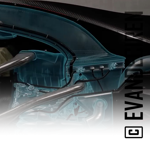 Formula 1 2026 power unit cooling system technical cutaway by evandeciren.ch