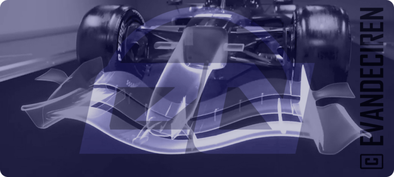 Formula 1 2026 new era technical concept visual by evandeciren.ch