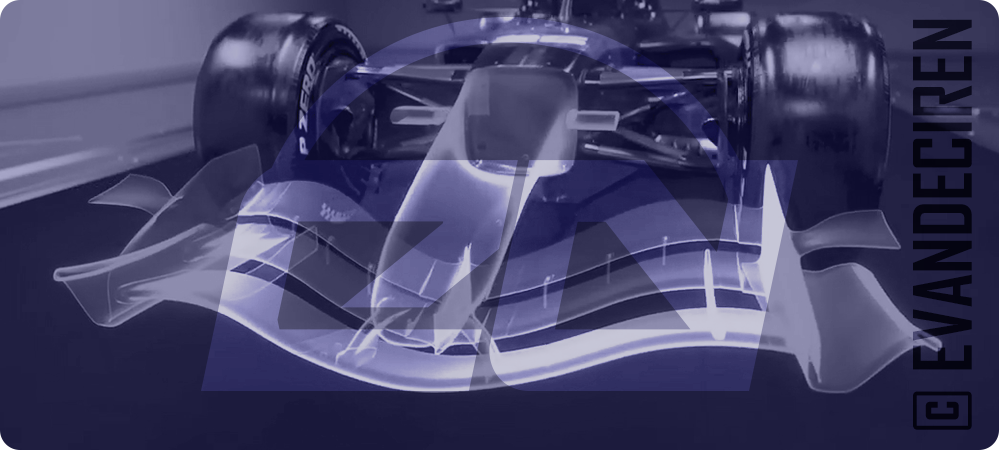 Formula 1 2026 new era technical concept visual by evandeciren.ch