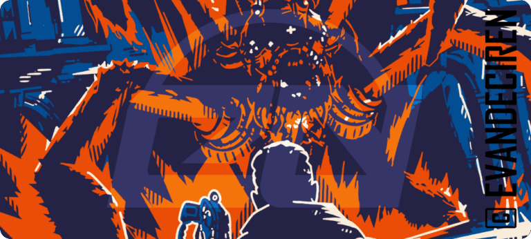 Gears of War E-Day graphic artwork detail for Gaming T-Shirt by evandeciren.ch