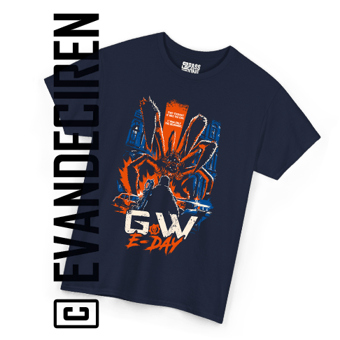 Gears of War E-Day T-Shirt with Emergence Day graphic design by evandeciren.ch